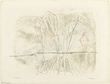 Rolf Nesch. Deathly Stillness (Totenstille) from the portfolio The Poems of Henrik Rytter (Zu den Gedichten von Henrik Rytter). (1937)