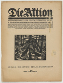 Die Aktion, vol. 5, no. 3/4. January 16, 1915