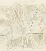Rolf Nesch. Deathly Stillness (Totenstille) from the portfolio The Poems of Henrik Rytter (Zu den Gedichten von Henrik Rytter). (1937)