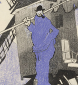 Lyonel Feininger. The Miller and His Child (Der Müller und sein Kind). 1907