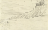 Lyonel Feininger. Cliffs and Sea with Ruins. 1928