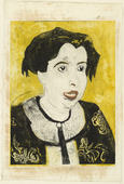 Rolf Nesch. Miss K. (Fräulein K.). (1926)
