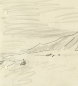 Lyonel Feininger. Cliffs and Sea with Ruins. 1928