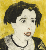 Rolf Nesch. Miss K. (Fräulein K.). (1926)