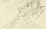 Lyonel Feininger. Ruin on the Cliff. 1928