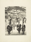 Georg Scholz. Glorification of the Veteran's Association (Apotheose des Kriegervereins). 1921