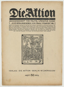 Heinrich Richter-Berlin. Die Aktion, vol. 5, no. 14/15. April 3, 1915