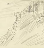 Lyonel Feininger. Ruin on the Cliff. 1928