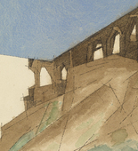 Lyonel Feininger. Ruin by the Sea II (Ruine am Meere II). 1934