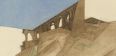 Lyonel Feininger. Ruin by the Sea II (Ruine am Meere II). 1934