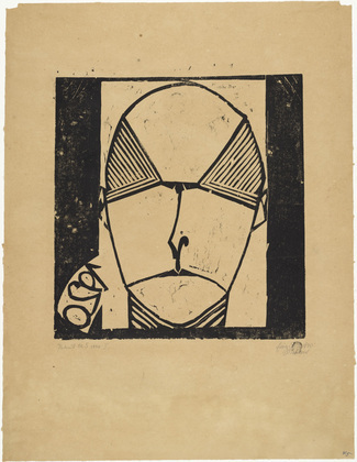 Ewald Mataré. Portrait of Dr. Scholz (Bildnis Dr. Scholz). 1920