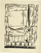 Lyonel Feininger. Gelmeroda from the Masters' Portfolio of the Staatliches Bauhaus (Meistermappe des Staatlichen Bauhauses). (1920, published 1923)