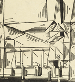 Lyonel Feininger. Gelmeroda from the Masters' Portfolio of the Staatliches Bauhaus (Meistermappe des Staatlichen Bauhauses). (1920, published 1923)