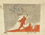 Lyonel Feininger. Blind Musician on the Beach (Blinder Musikant am Strande). 1933