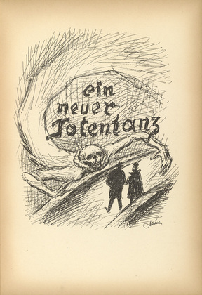 Alfred Kubin. The Comet (Der Komet) from Ein neuer Totentanz (A New Dance of Death). 1947 (reproduced drawing executed 1938)
