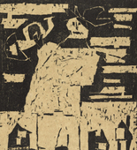 Lyonel Feininger. Trumpeter (with Hat) (Trompeter [mit Hut]). 1918