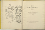 Max Pechstein. Untitled (frontispiece) from Die Samländische Ode (The Samland Ode). 1918 (executed 1917)