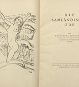 Max Pechstein. Untitled (frontispiece) from Die Samländische Ode (The Samland Ode). 1918 (executed 1917)