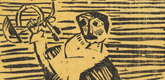 Lyonel Feininger. Trumpeter (Trompeter). 1918