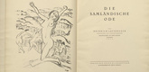 Max Pechstein. Untitled (frontispiece) from Die Samländische Ode (The Samland Ode). 1918 (executed 1917)