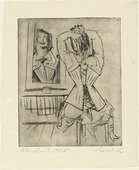 Paul Kleinschmidt. Before the Mirror (Vor dem Spiegel). 1920