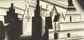 Lyonel Feininger. Old Gables in Lüneburg (Die Giebel in Lüneburg). 1924