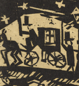 Lyonel Feininger. The Hack (Die Mähre). 1919
