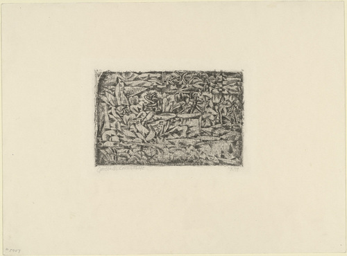 Paul Klee. Garden of Passion (Garten der Leidenschaft). (1913), printed 1913-1918