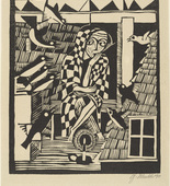 Gerhard Marcks. The Owl (Die Eule) from the portfolio New European Graphics, 1st Portfolio: Masters of the State Bauhaus, Weimar, 1921 (Neue europäische Graphik, 1. Mappe: Meister des Staatlichen Bauhauses in Weimar, 1921). 1921