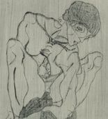 Egon Schiele. Sorrow (Kümmernis) from The Graphic Work of Egon Schiele (Das Graphische Werk von Egon Schiele). (1914, published 1922)