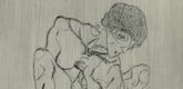 Egon Schiele. Sorrow (Kümmernis) from The Graphic Work of Egon Schiele (Das Graphische Werk von Egon Schiele). (1914, published 1922)
