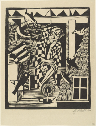 Gerhard Marcks. The Owl (Die Eule) from the portfolio New European Graphics, 1st Portfolio: Masters of the State Bauhaus, Weimar, 1921 (Neue europäische Graphik, 1. Mappe: Meister des Staatlichen Bauhauses in Weimar, 1921). 1921