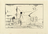 Lyonel Feininger. Suburb, 2 (Vorstadt, 2). 1924