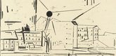 Lyonel Feininger. Suburb, 2 (Vorstadt, 2). 1924