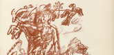 Oskar Kokoschka. Hiob (Job). 1917 (prints executed 1916/17)