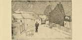 Lyonel Feininger. Winter Night (Winternacht). (1916-1917)