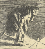 Ernst Barlach. Forlorn Light II (Verlorenes Licht II) from the portfolio The Poor Cousin (Der arme Vetter). (c. 1917, published 1919)