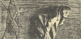 Ernst Barlach. Forlorn Light II (Verlorenes Licht II) from the portfolio The Poor Cousin (Der arme Vetter). (c. 1917, published 1919)