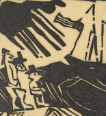 Lyonel Feininger. The Yacht Race (Wettsegeln). 1918