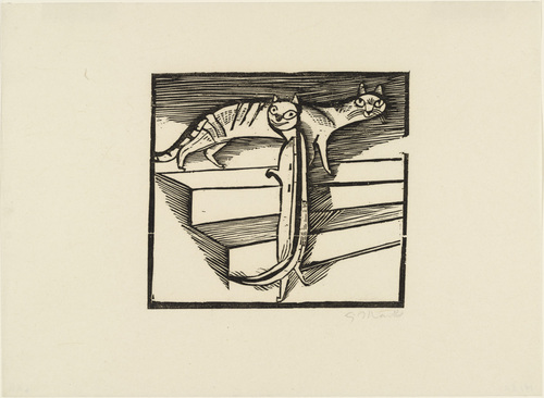 Gerhard Marcks. Little Cats (Die kleinen Katzen). (1922)