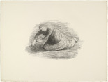 Ernst Barlach. The Bloodstain 1 (Der Blutflecken 1) from The Dead Day (Der tote Tag). (1910-11, published 1912)