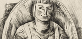 Paul Kleinschmidt. Margarethe Kleinschmidt in a Wicker Chair (Margarethe Kleinschmidt im Korbstuhl). 1921