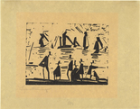 Lyonel Feininger. Fishing Boats (Fischerboote). 1918