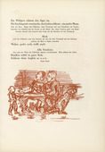 Oskar Kokoschka. Eros and the Couple at the Table (Eros und das Paar am Tisch) (in-text plate, page 43) from Hiob (Job). 1917 (executed 1916/17)