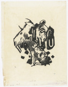 Franz Marc. Three Animals (Drei Tiere). (1912)