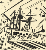 Lyonel Feininger. Ships and Stars (Schiffe und Sterne). 1919