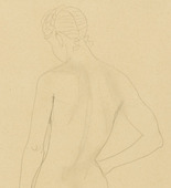 Gerhard Marcks. Standing Nude, Back (Stehender Rückenakt). (c. 1938)