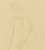 Gerhard Marcks. Standing Nude, Back (Stehender Rückenakt). (c. 1938)