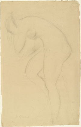 Wilhelm Lehmbruck. Study for Bather. (1913)
