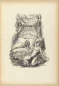 Alfred Kubin. Dirne (Prostitute) from Ein neuer Totentanz (A New Dance of Death). 1947 (reproduced drawing executed 1938)